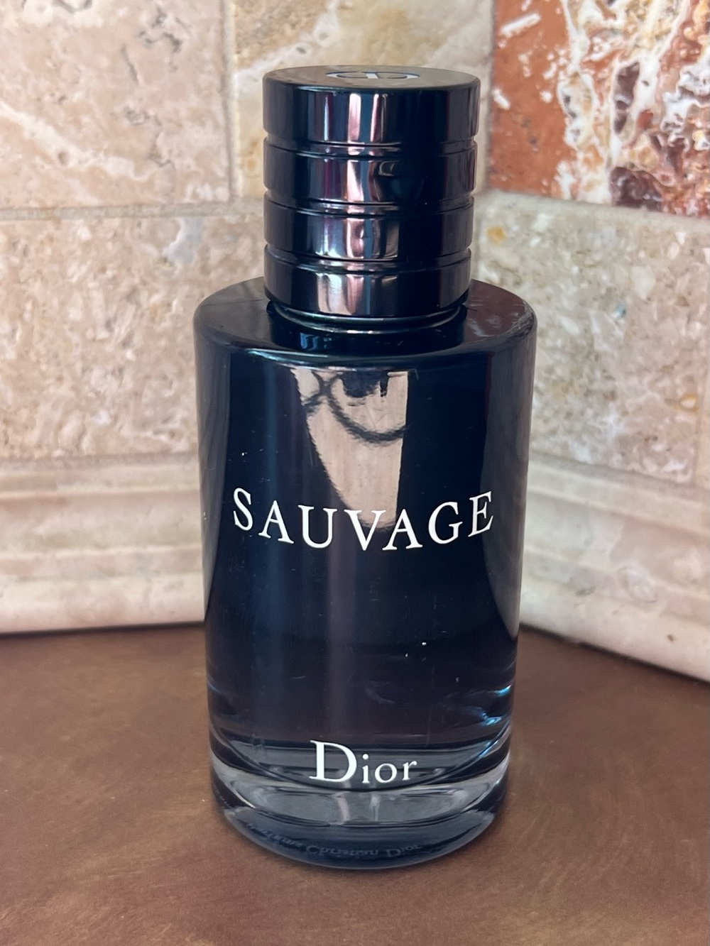 Dior Sauvage Men’s Cologne  3.4oz Size — Deep Black Bottle
